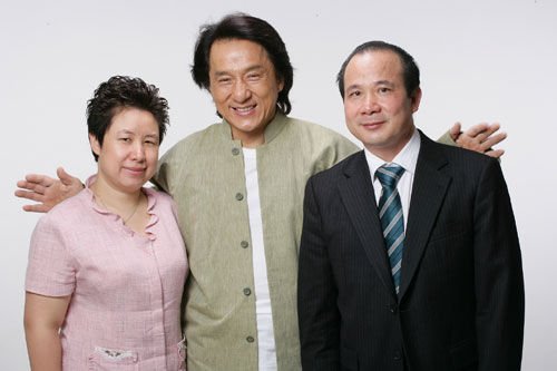 Chen Qiyuan Wan Yuhua and Jackie Chan